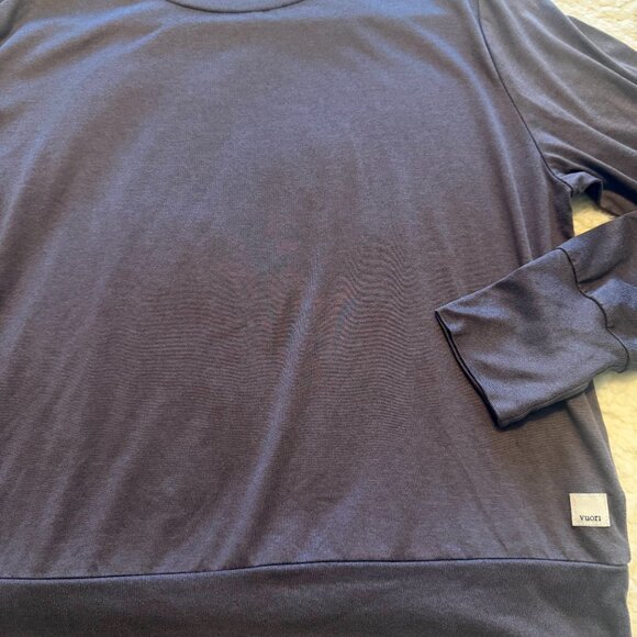 Vuori Women’s Daydream Crew Long Sleeve – Hazel Heather (Muted Purple) – Size Me - Picture 10 of 15